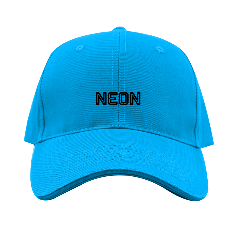Neon Logo Dad Baseball Cap Hat