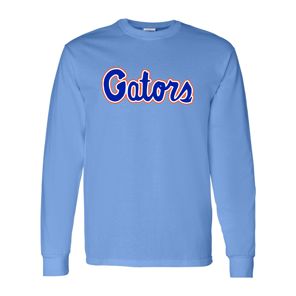 Men's Florida Gators Script Gildan Heavy Cotton Long Sleeve T-Shirt