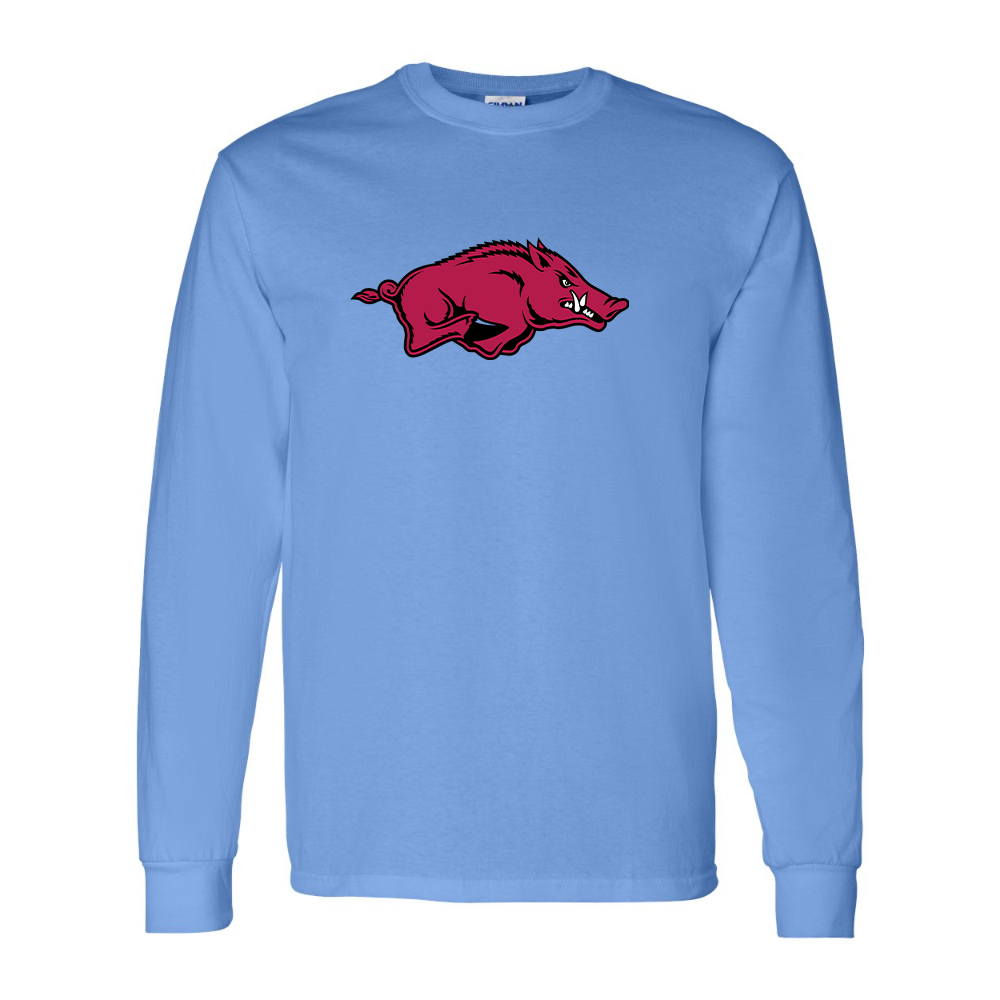 Men's Arkansas Razorbacks Gildan Heavy Cotton Long Sleeve T-Shirt