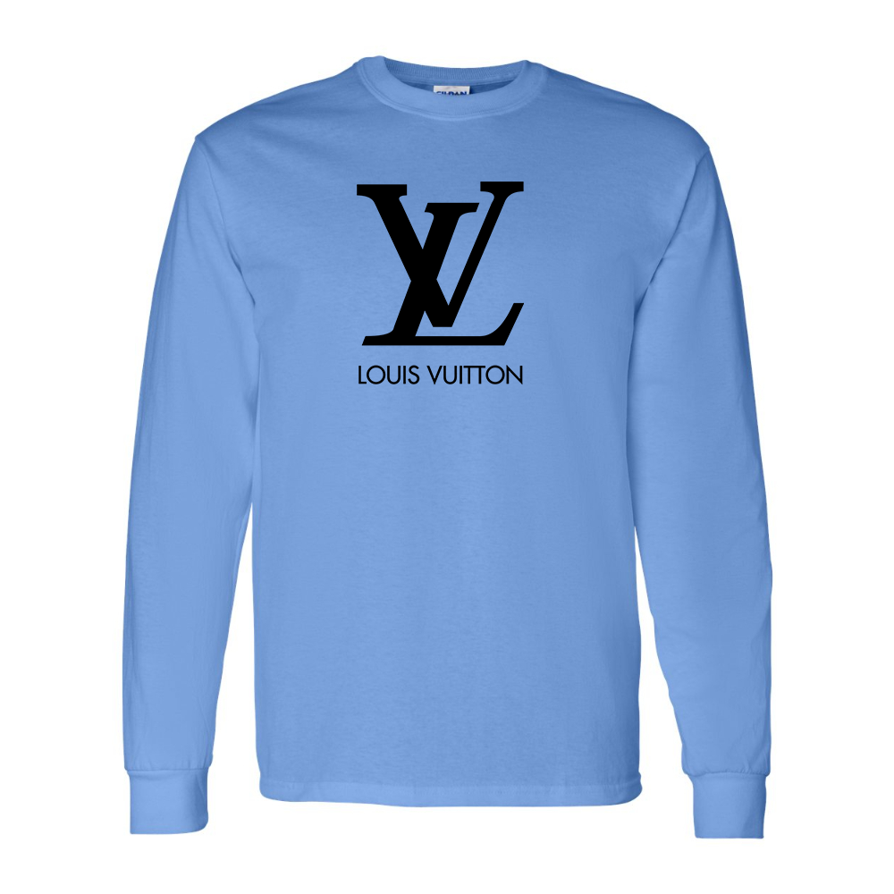 Men's Louis Vuitton Gildan Heavy Cotton Long Sleeve T-Shirt