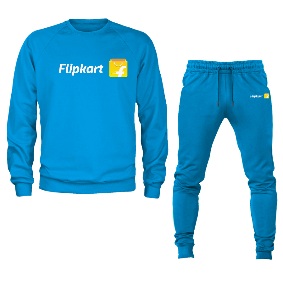Men's Flipkart Crewneck Sweatshirt Joggers Suit