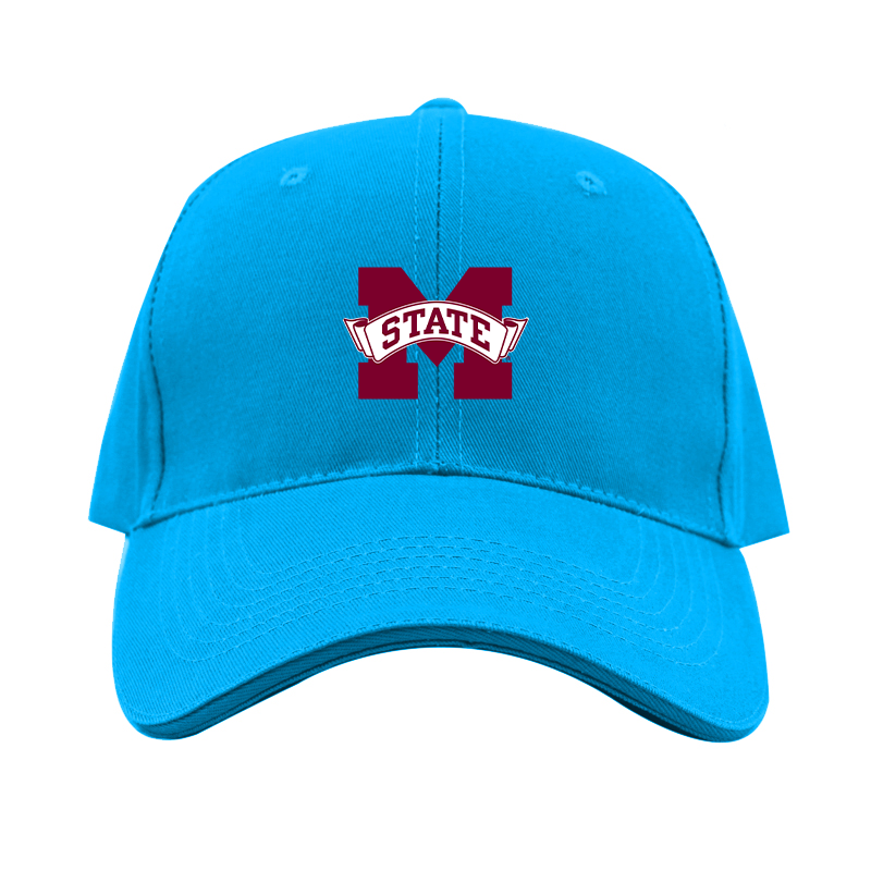 Mississippi State Bulldogs Logo Dad Baseball Cap Hat