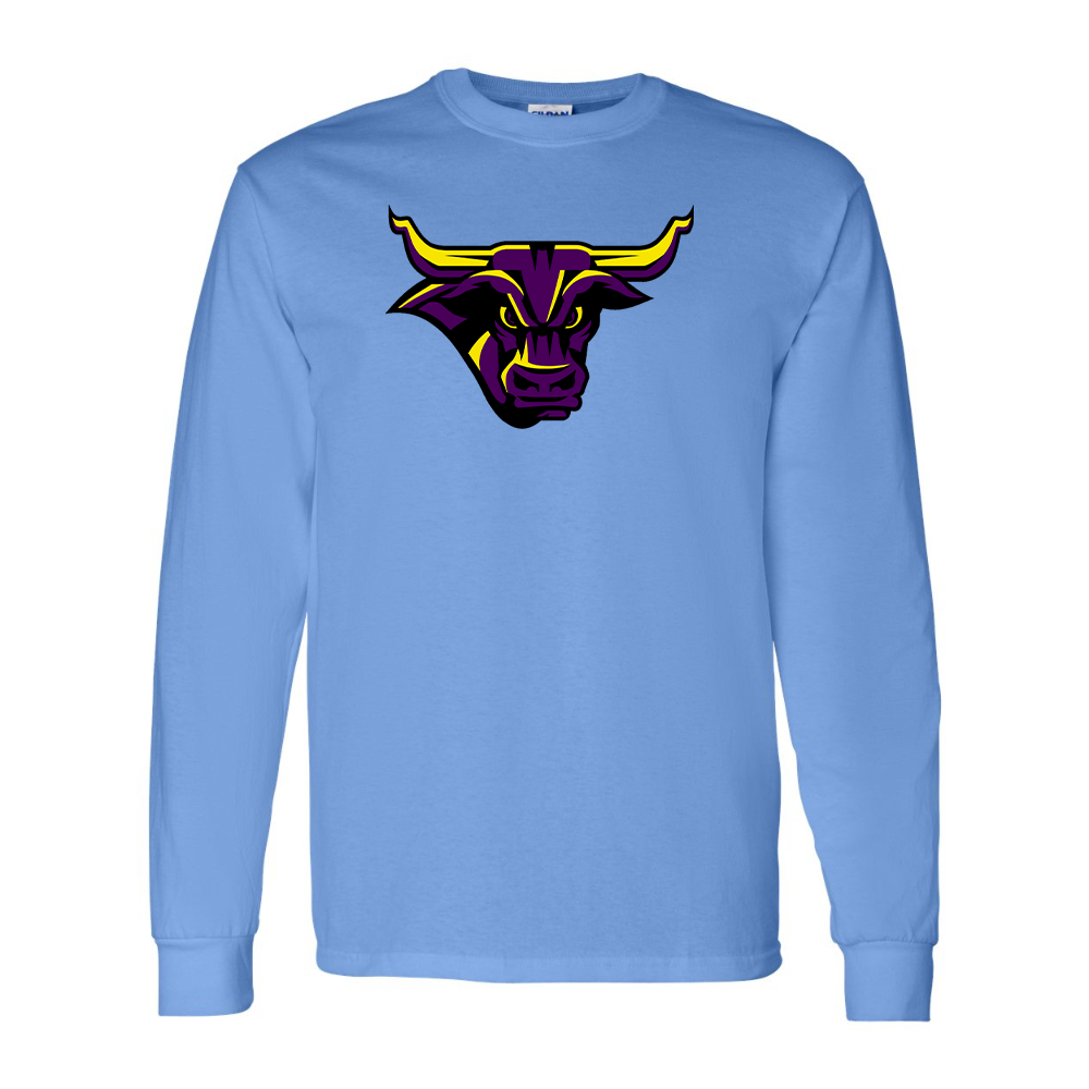 Men's Minnesota State Mavericks Gildan Heavy Cotton Long Sleeve T-Shirt