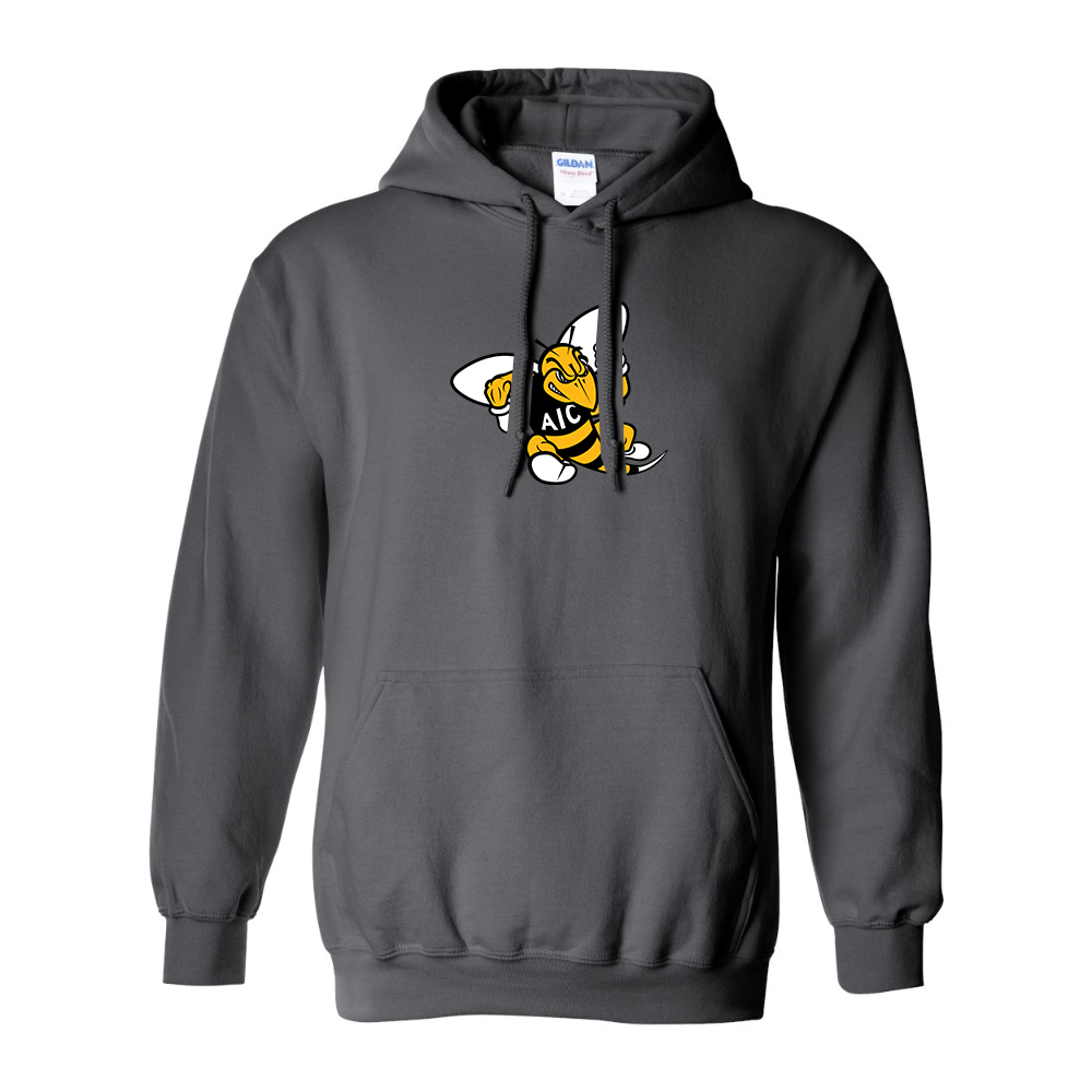 Men's AIC Yellow Jackets Gildan Heavy Blend Hooded Sweatshirt