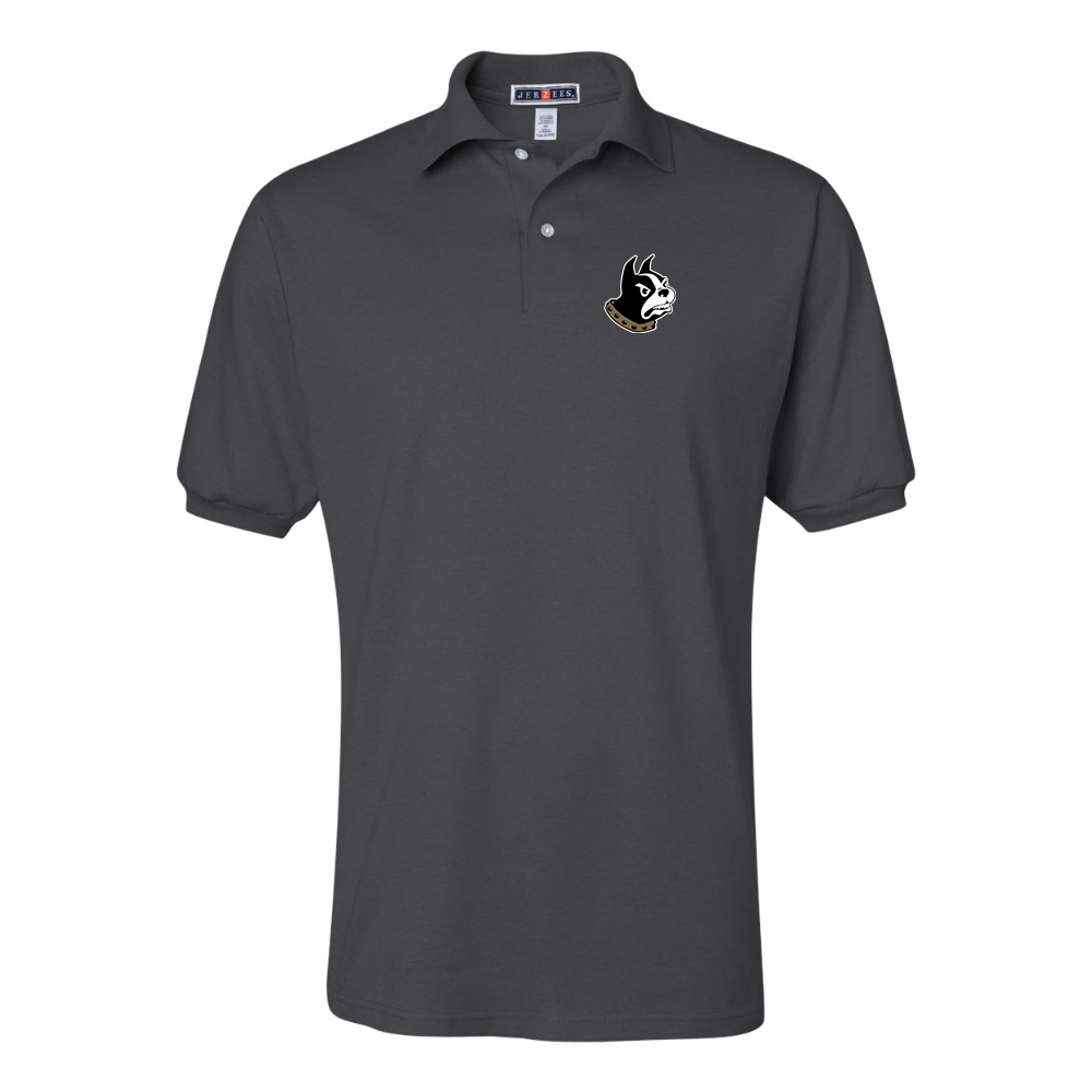 Men's Woffrd Terriers JERZEES SpotShield polo