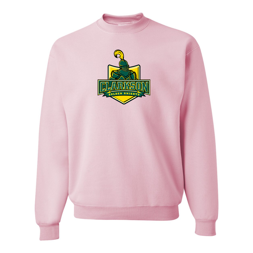Men's Clarkson Golden Knights JERZEES NuBlend Crewneck Sweatshirt