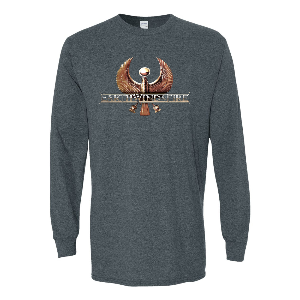 Men's Earth Wind & Fire Gildan Heavy Cotton Long Sleeve T-Shirt