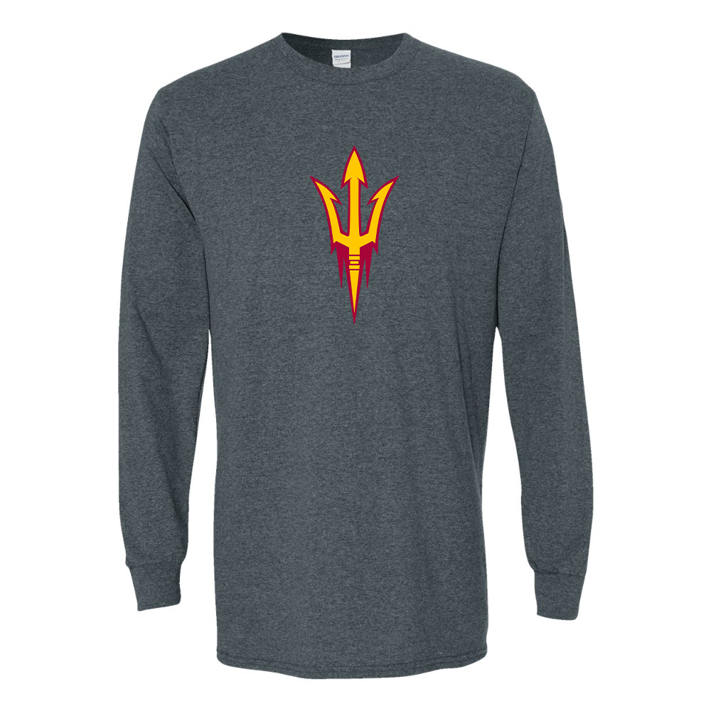 Men's Arizona State Sun Devils Gildan Heavy Cotton Long Sleeve T-Shirt