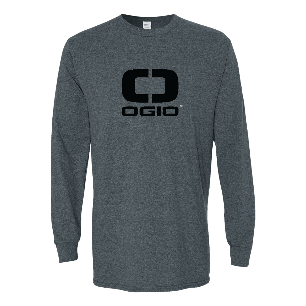 Men's Ogio Vertical Gildan Heavy Cotton Long Sleeve T-Shirt