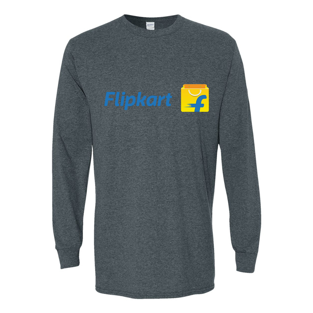 Men's Flipkart Gildan Heavy Cotton Long Sleeve T-Shirt