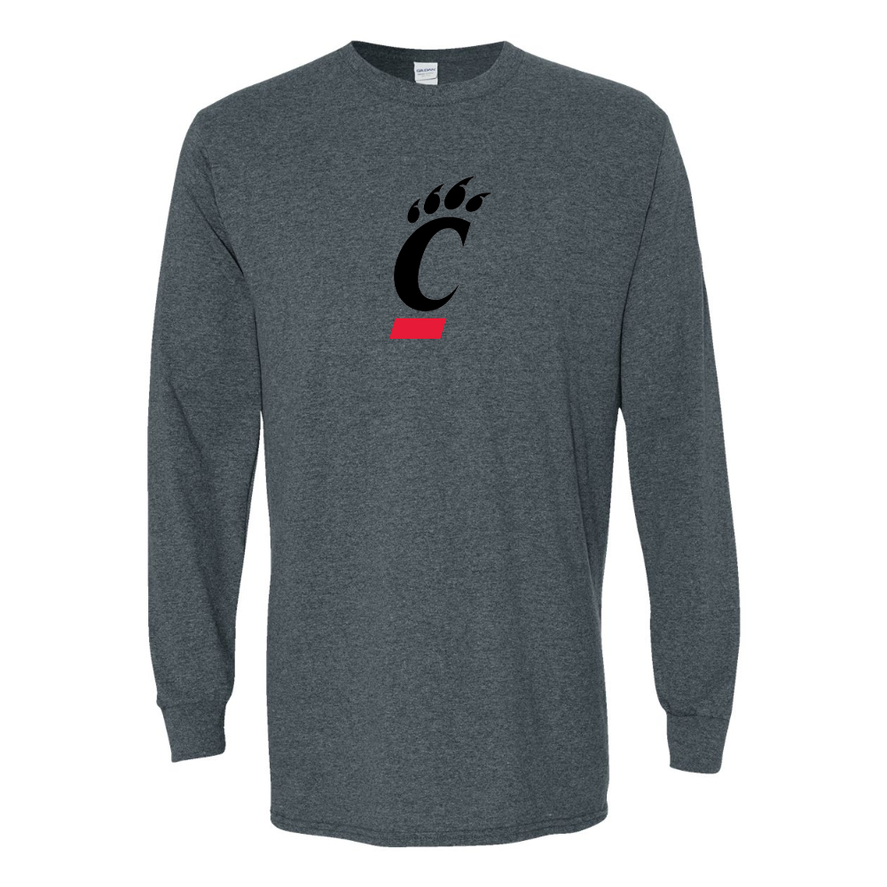 Men's Cincinnati Bearcats Gildan Heavy Cotton Long Sleeve T-Shirt