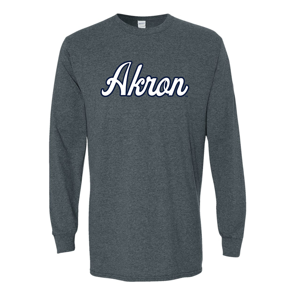 Men's Akron Zips Gildan Heavy Cotton Long Sleeve T-Shirt