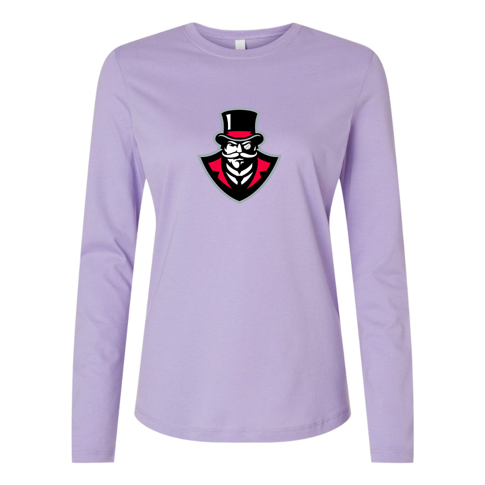 BELLA CANVAS Austin Peay Governors Jersey Long Sleeve Tee