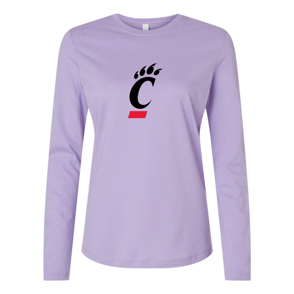 BELLA CANVAS Cincinnati Bearcats Jersey Long Sleeve Tee