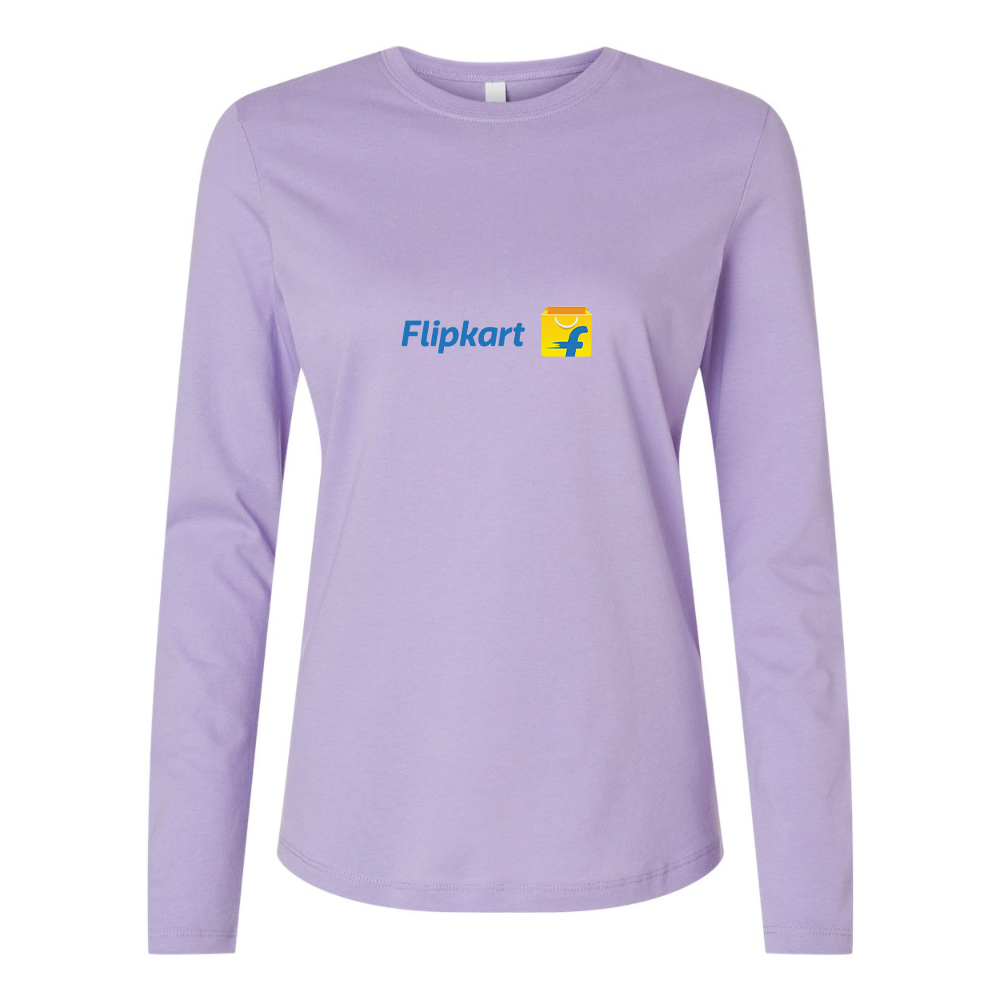 BELLA CANVAS Women’s Flipkart Jersey Long Sleeve Tee