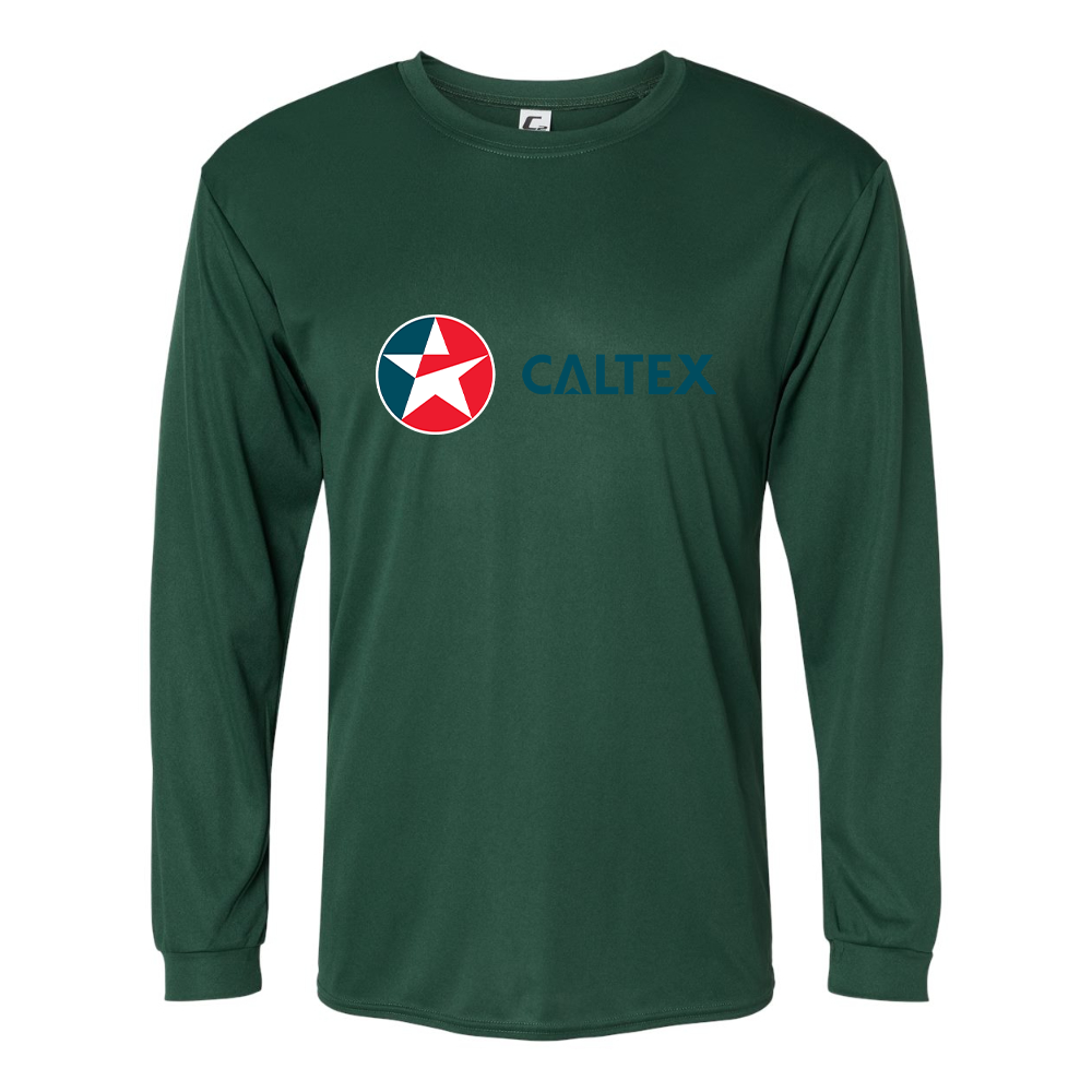 Men's Caltex Gas Station Performance Long Sleeve T-Shirt