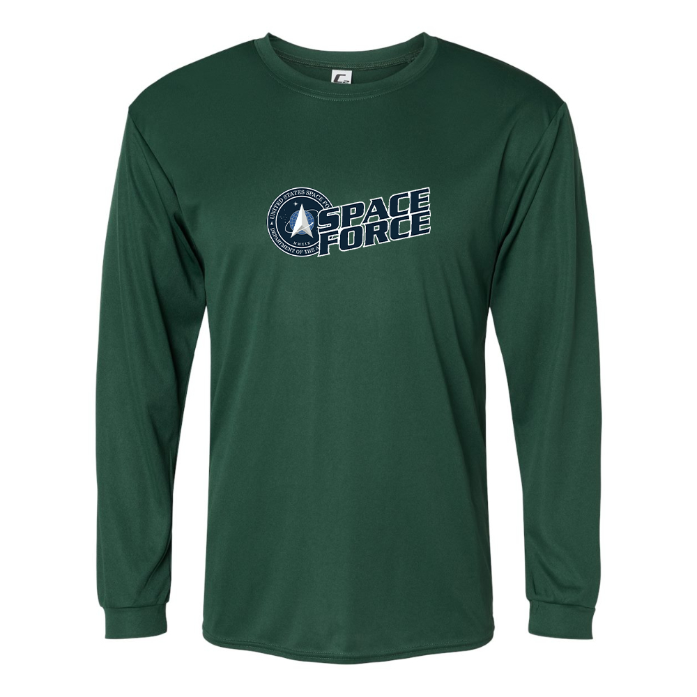 Men's Space Force Performance Long Sleeve T-Shirt