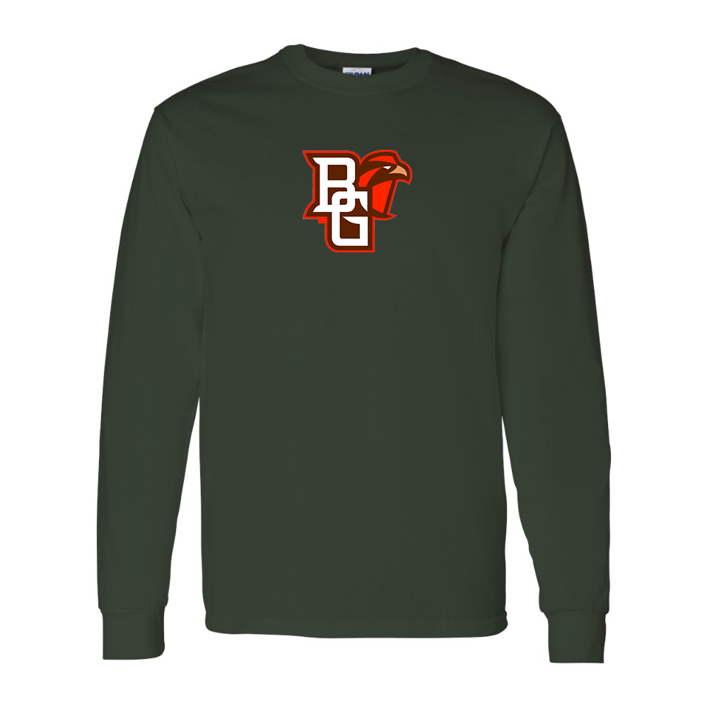 Men's Bowling Green Falcons Gildan Heavy Cotton Long Sleeve T-Shirt