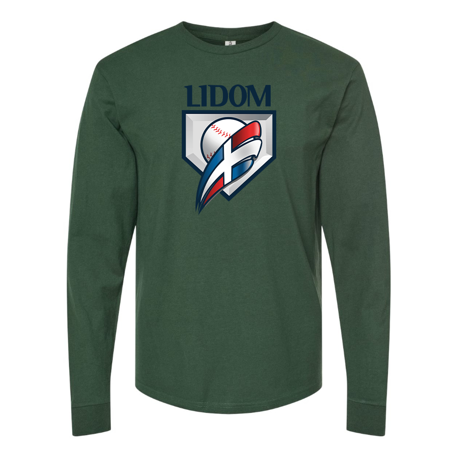 Men's Lidom Logo Cotton Long Sleeve T-Shirt