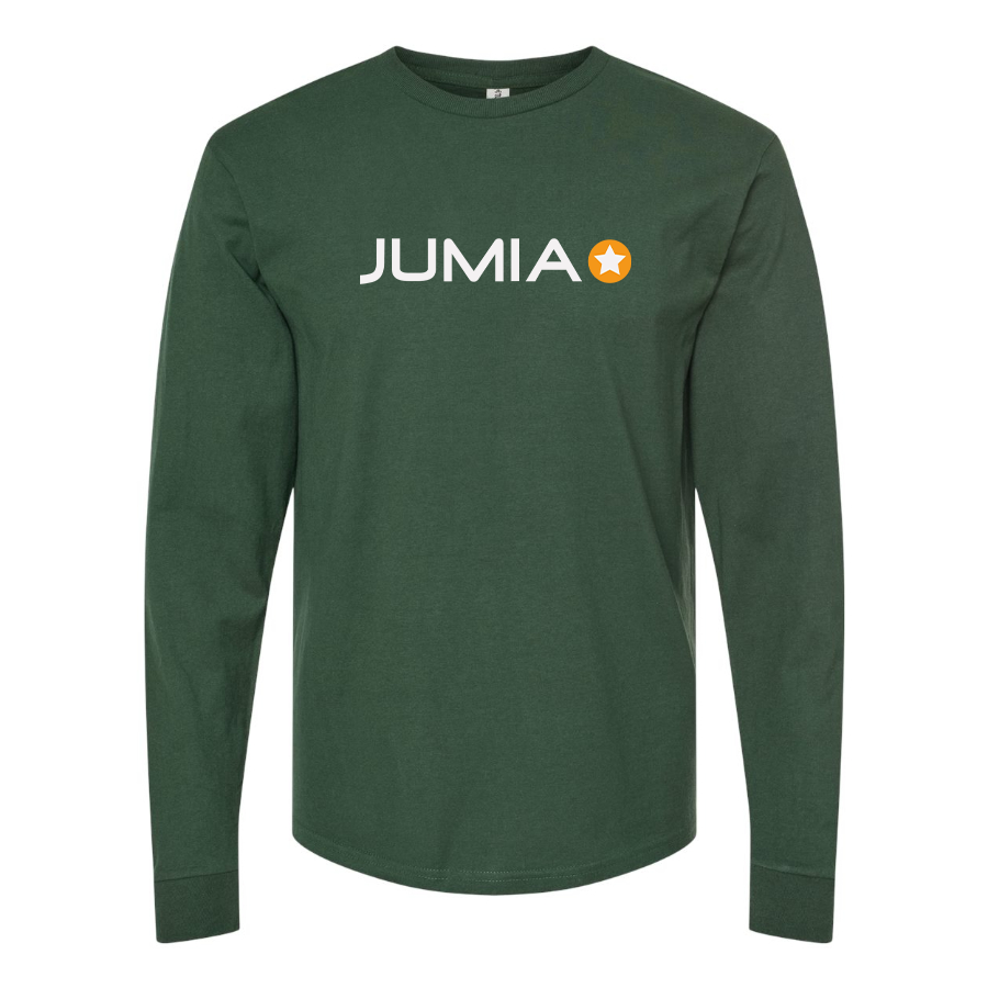 Men's Jumia Logo Cotton Long Sleeve T-Shirt