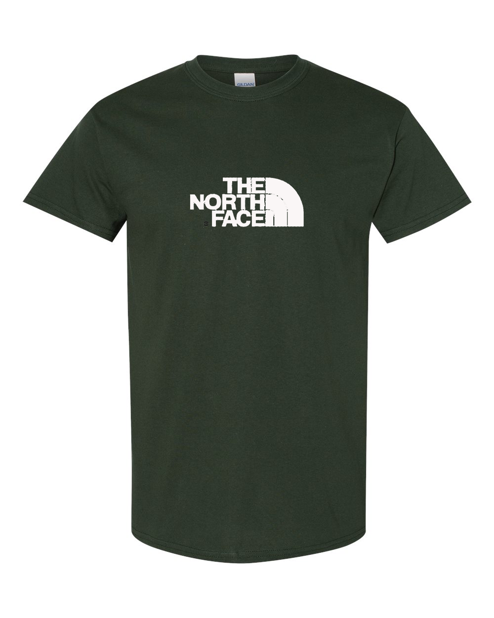 Men's The North Face Black Gildan Heavy Cotton T-Shirt