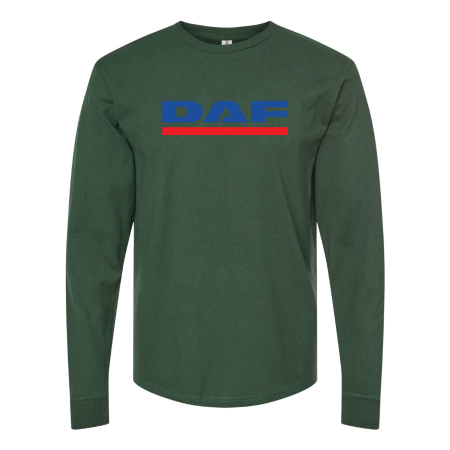 Men's DAF Logo Cotton Long Sleeve T-Shirt