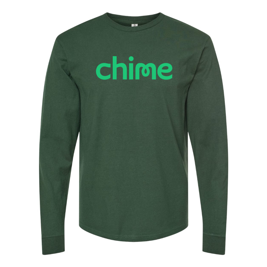 Men's Chime Logo Cotton Long Sleeve T-Shirt