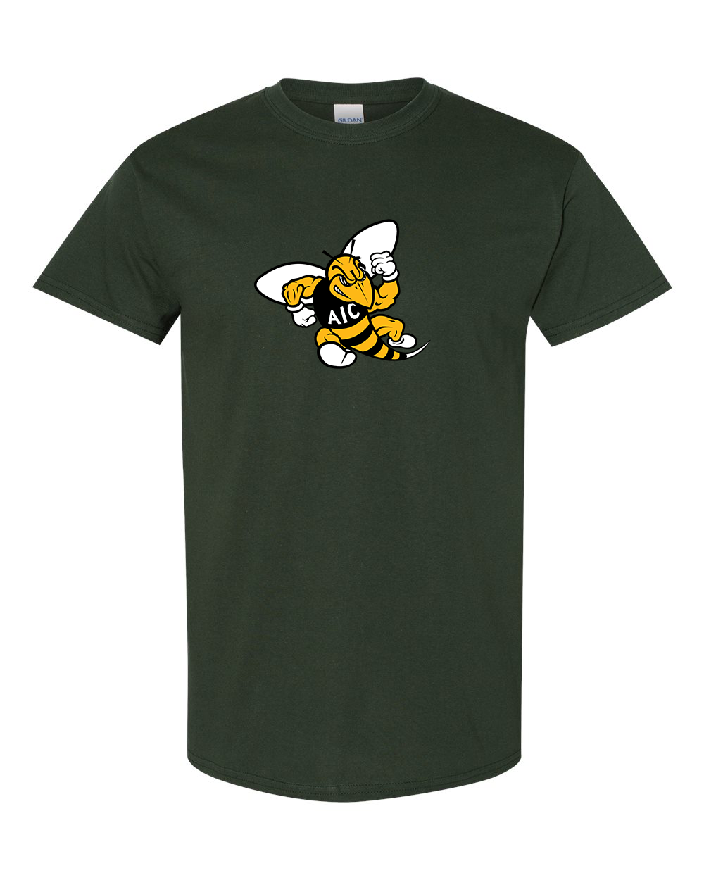 Men's AIC Yellow Jackets Gildan Heavy Cotton T-Shirt