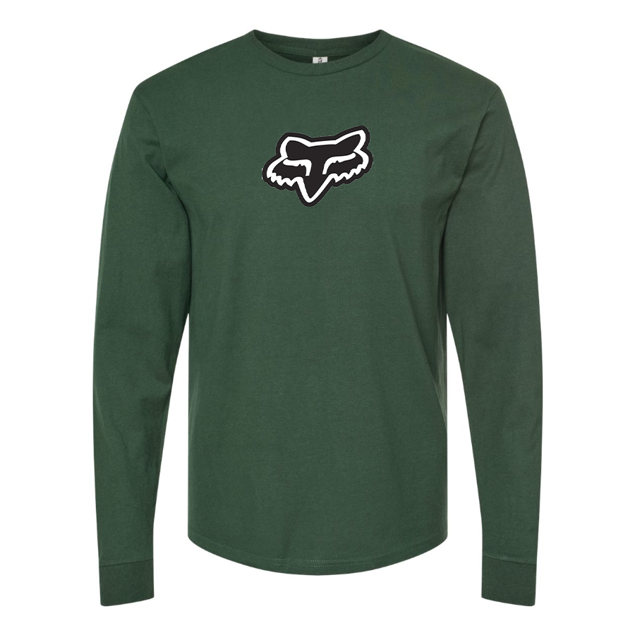 Men's fox racing Cotton Long Sleeve T-Shirt