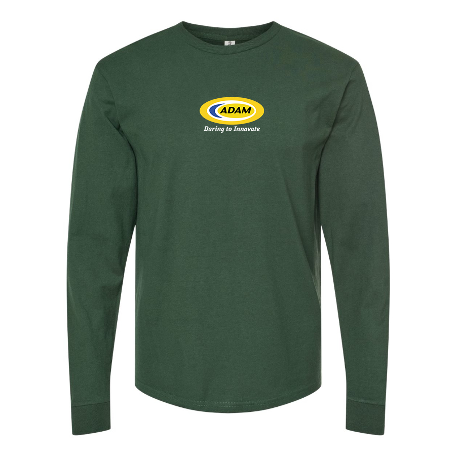 Men's Adam Motors Logo Cotton Long Sleeve T-Shirt