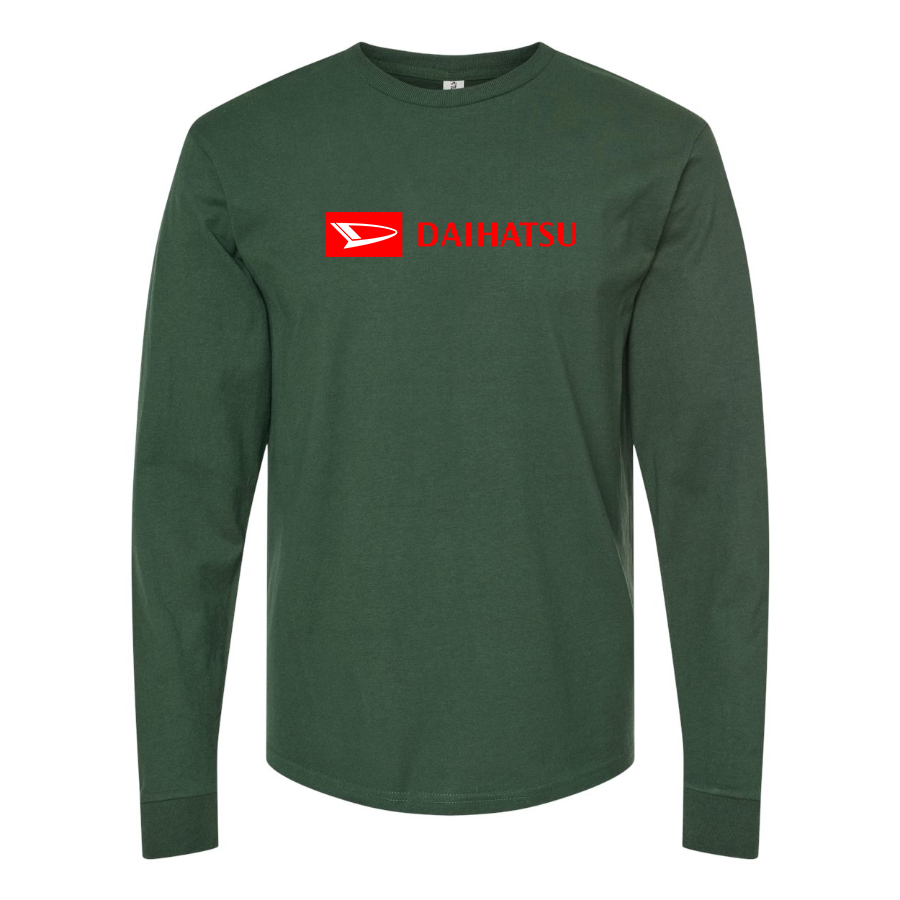 Men's Daihatsu Logo Cotton Long Sleeve T-Shirt