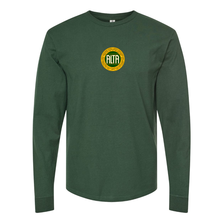 Men's Alta Automobile Logo Cotton Long Sleeve T-Shirt