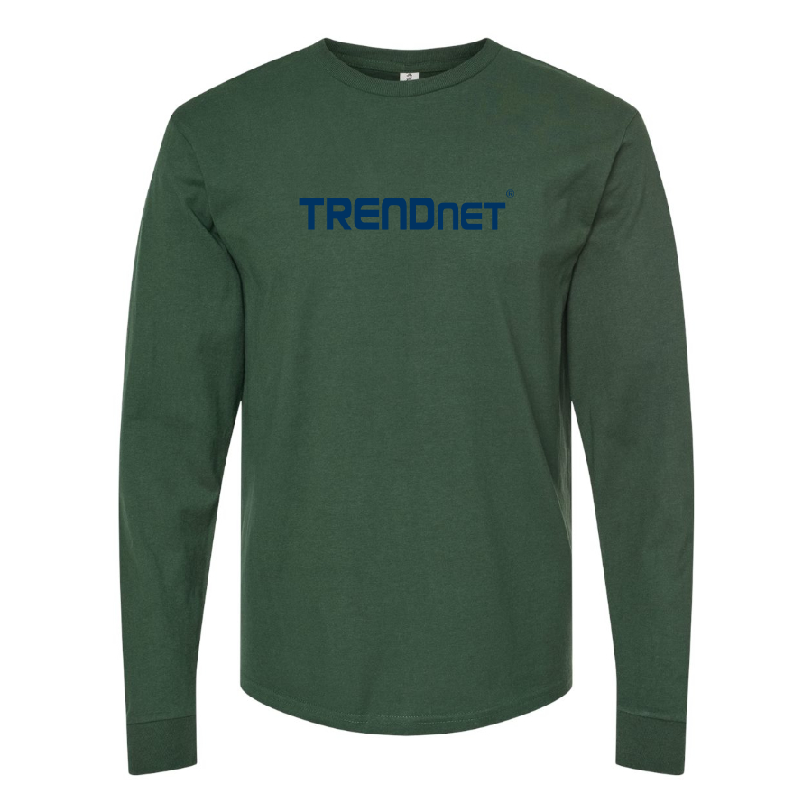Men's TRENDnet Logo Cotton Long Sleeve T-Shirt