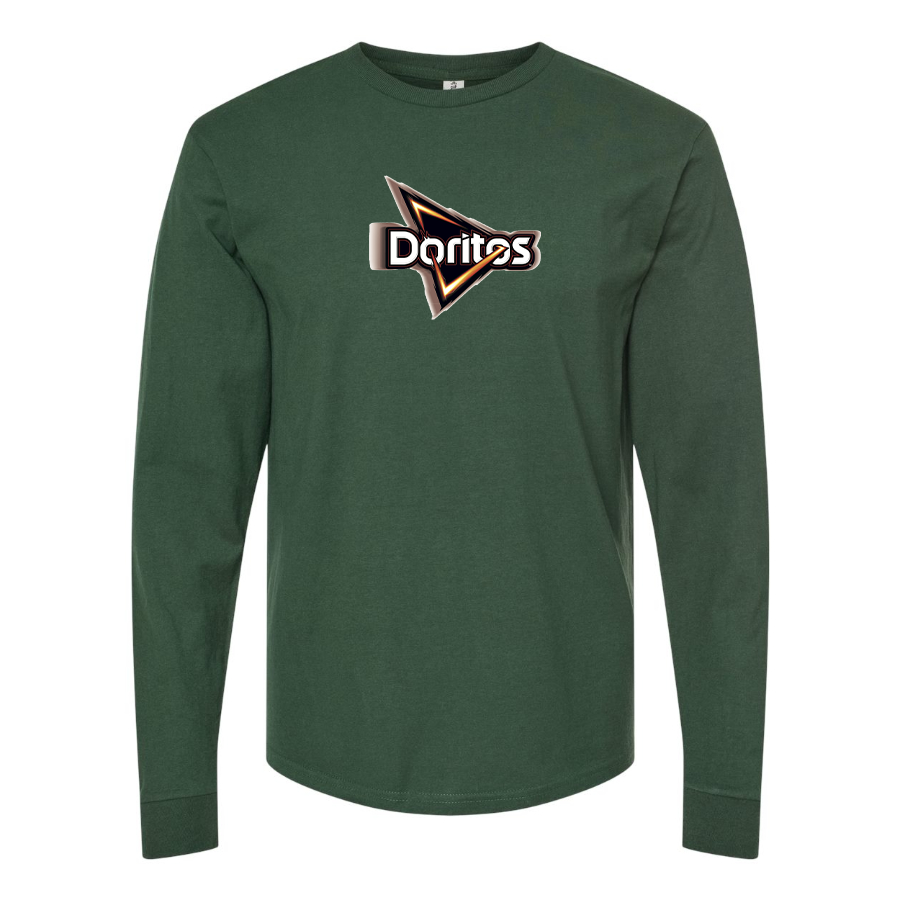 Men's Doritos Logo Cotton Long Sleeve T-Shirt