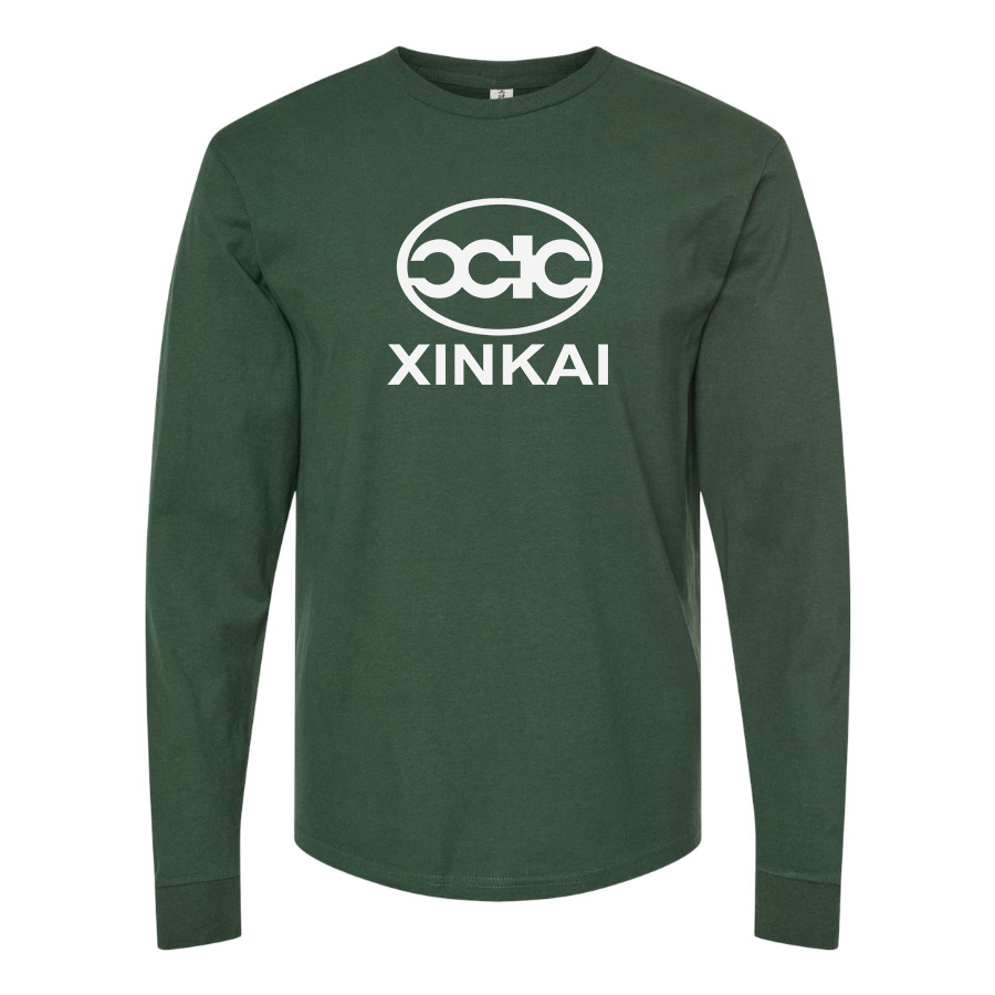 Men's Xin Kai Logo Cotton Long Sleeve T-Shirt