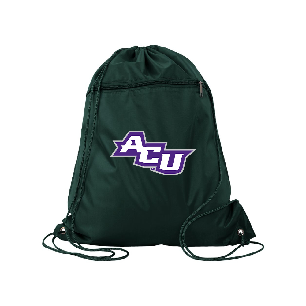 Abilene Christian Wildcats Q-Tees - Polyester Cinchpack