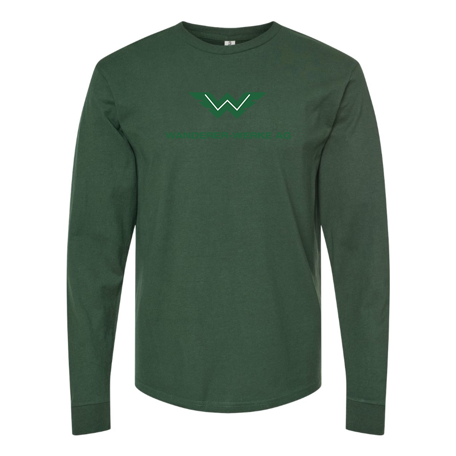 Men's Wanderer Werke Logo Cotton Long Sleeve T-Shirt