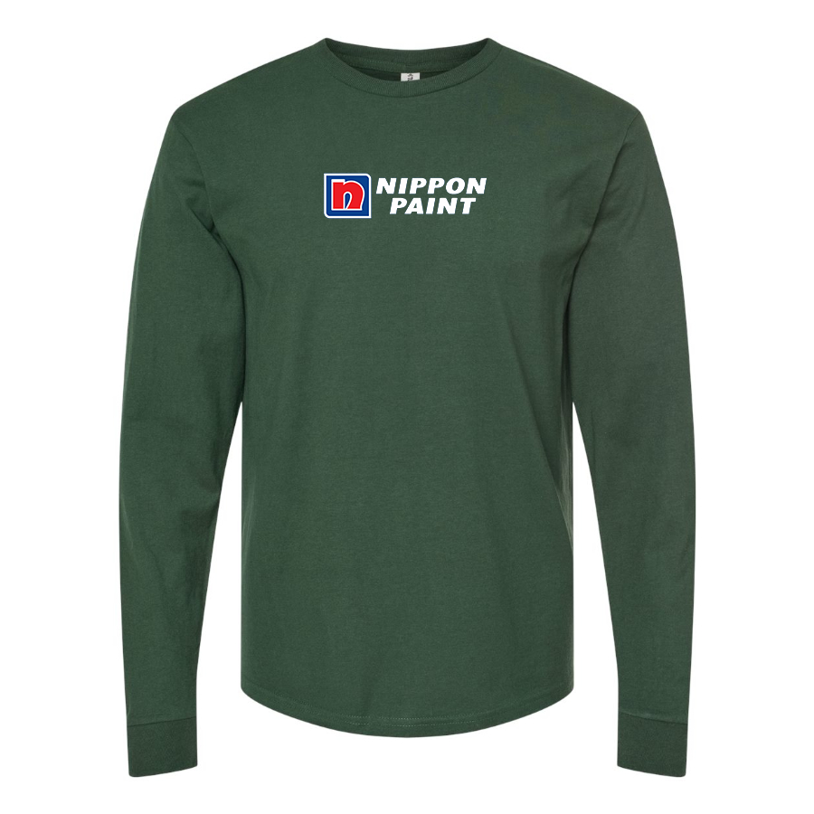 Men's Nippon Paint Logo Cotton Long Sleeve T-Shirt
