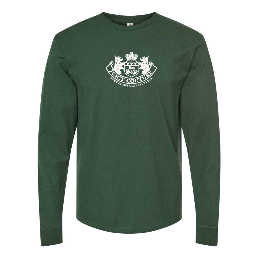 Men's Juicy Couture Logo Cotton Long Sleeve T-Shirt