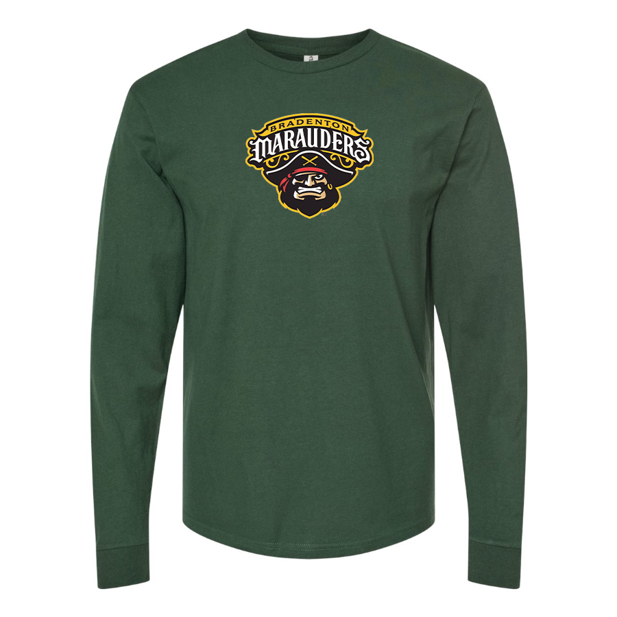 Men's Bradenton Marauders Logo Cotton Long Sleeve T-Shirt