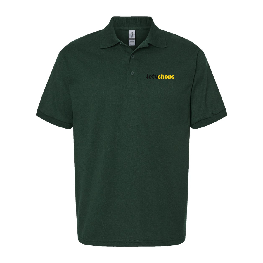 Men's LetyShops Logo Dry Blend Polo