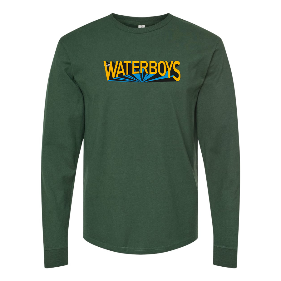 Men's The Waterboys Logo Cotton Long Sleeve T-Shirt