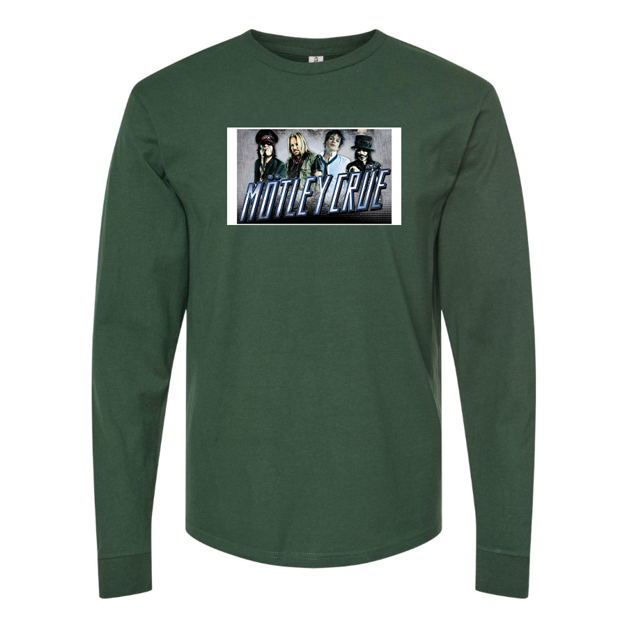 Men's Motley Crue Logo Cotton Long Sleeve T-Shirt