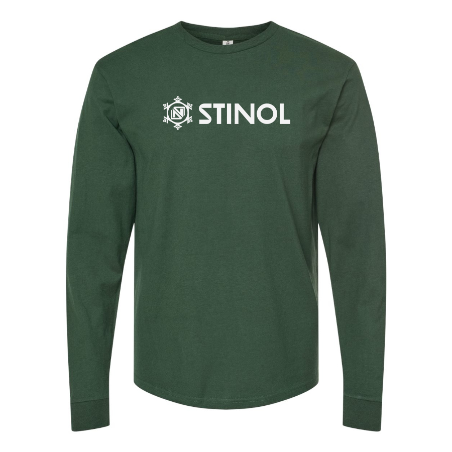 Men's Stinol Logo Cotton Long Sleeve T-Shirt