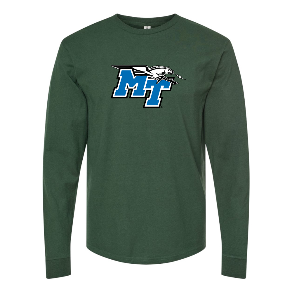 Men's Middle Tennessee Blue Raiders Cotton Long Sleeve T-Shirt
