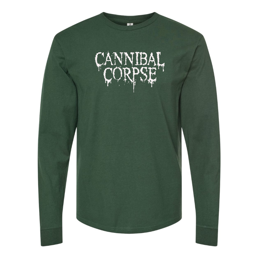 Men's Cannibal Corpse Logo Cotton Long Sleeve T-Shirt