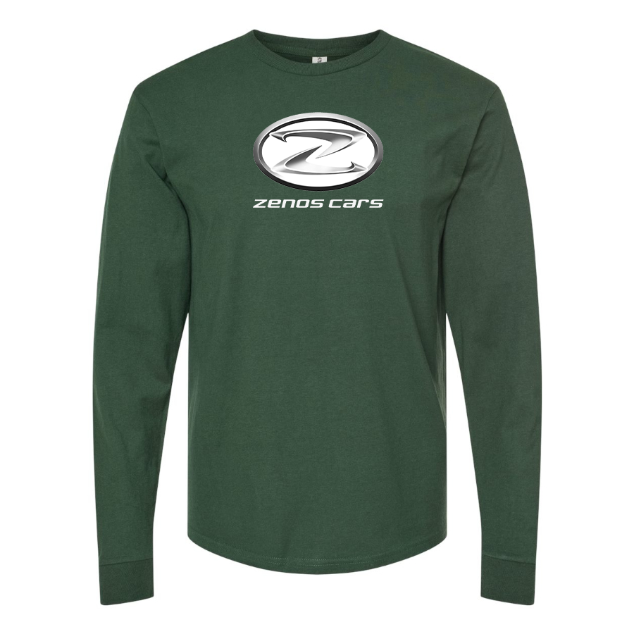 Men's Zenos Cars Logo Cotton Long Sleeve T-Shirt