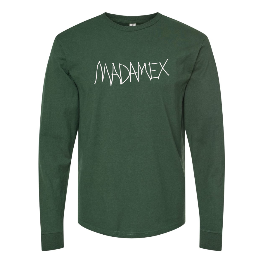 Men's Madonna Logo Cotton Long Sleeve T-Shirt