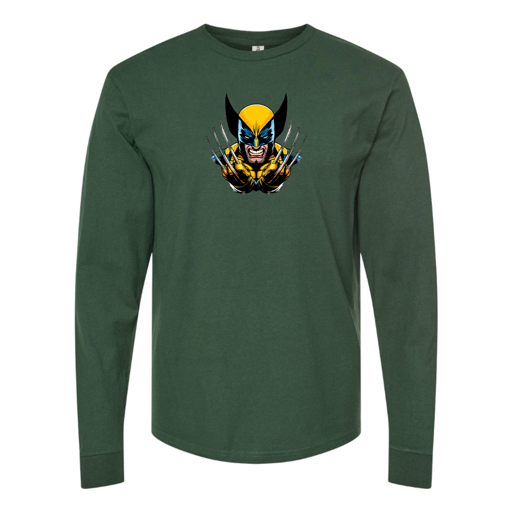 Men's Wolverine 2025 Art Cotton Long Sleeve T-Shirt