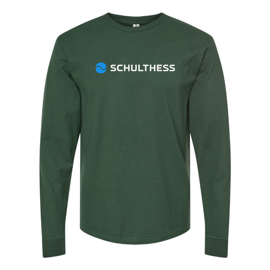 Men's Schulthess Logo Cotton Long Sleeve T-Shirt